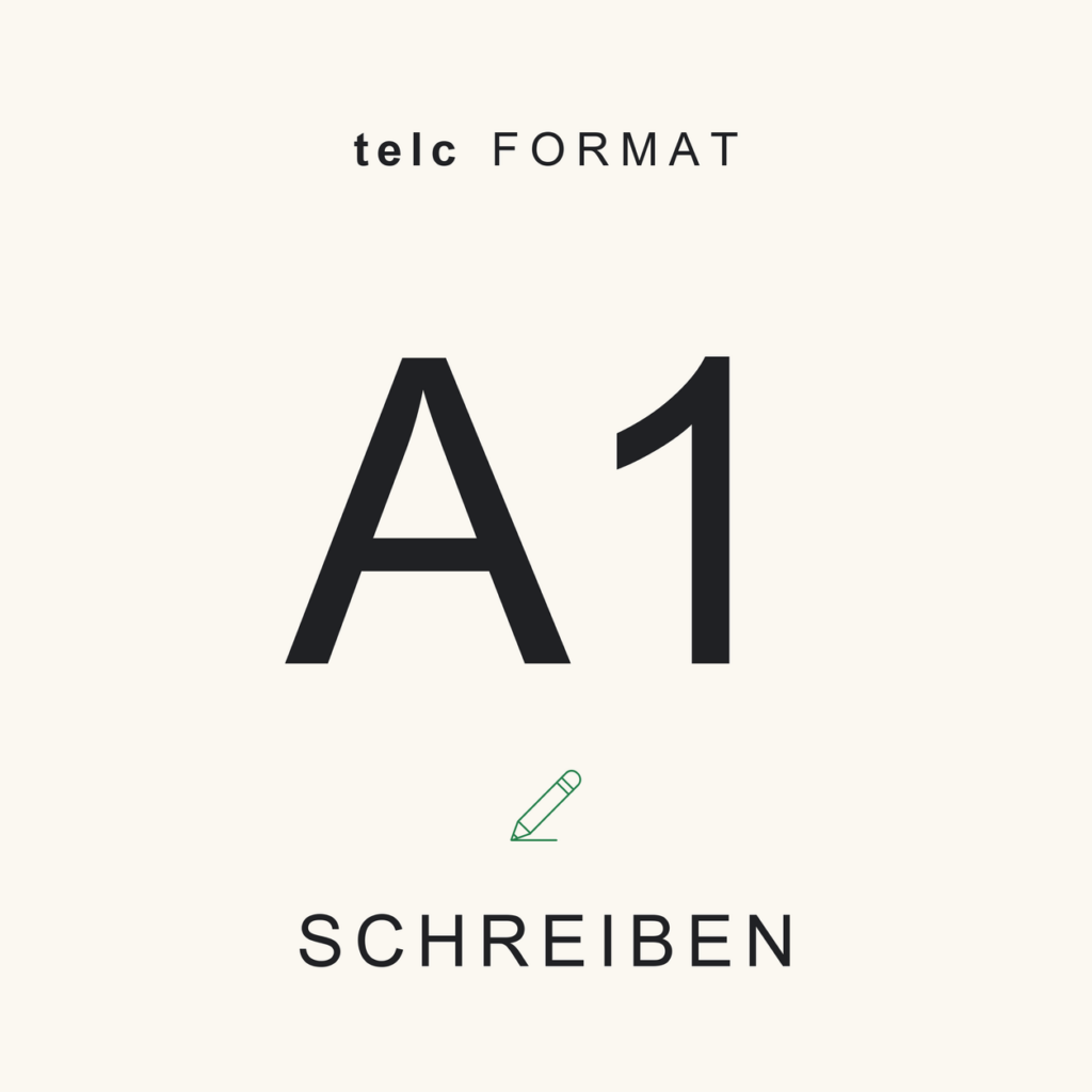 telc Format · A1 · Schreiben · Complete Pack