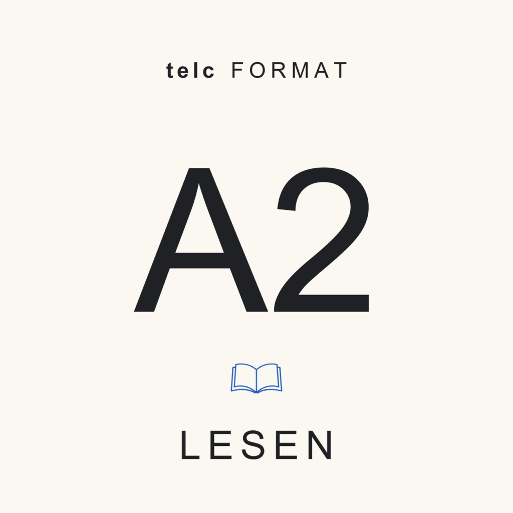 telc Format · A2 · Lesen · Complete Pack