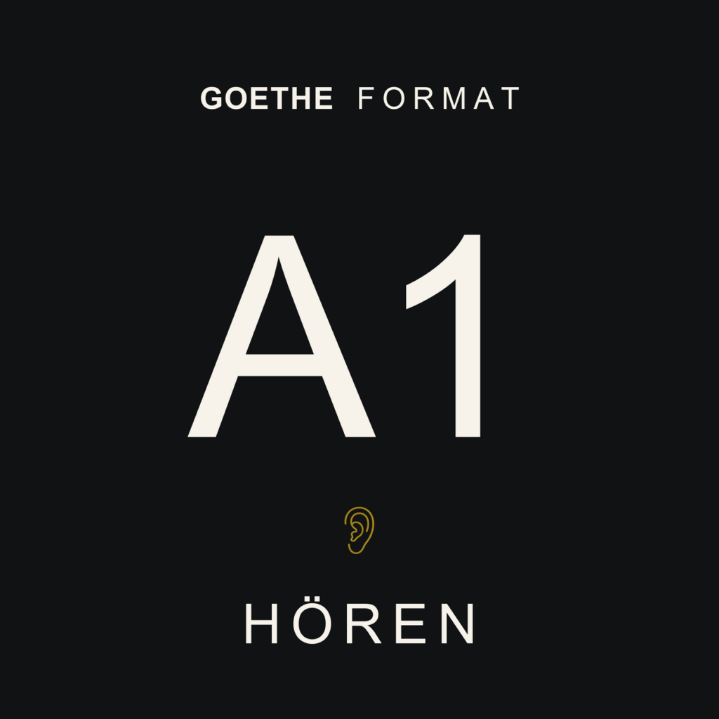 Goethe Format · A1 · Hören · Complete Pack